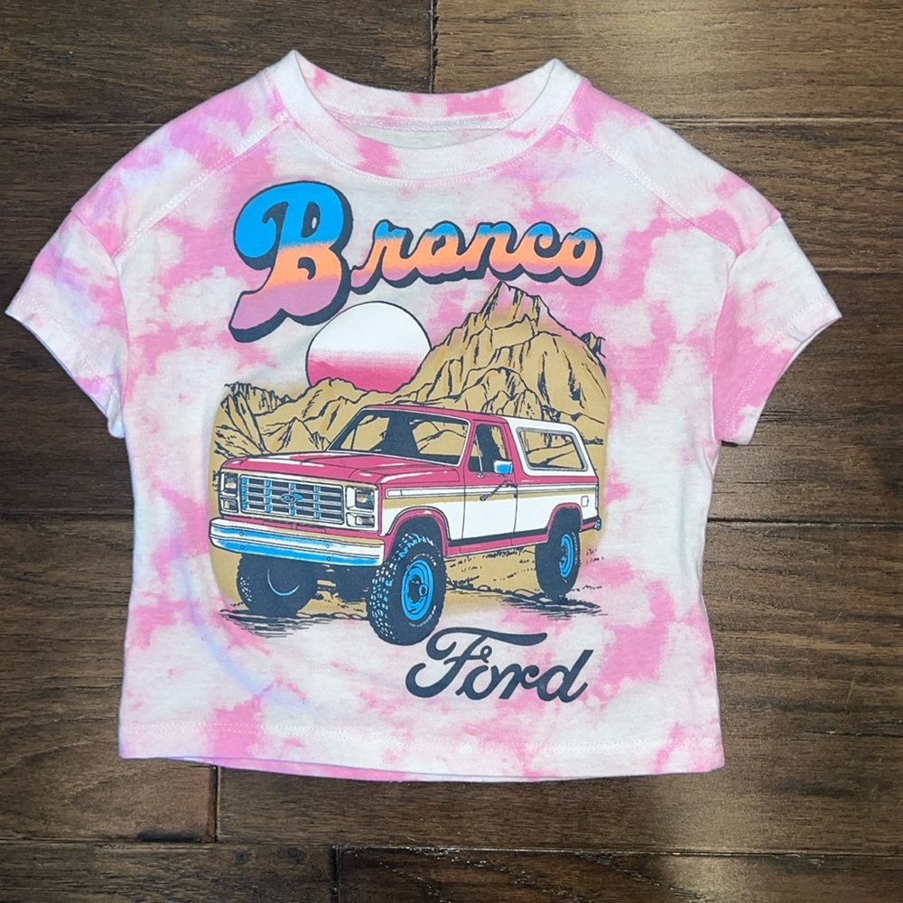 Ford bronco little girl shirt